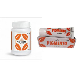 Pigmento Tabletki i Krem zestaw przeciwko Bielactwu Nabytemu