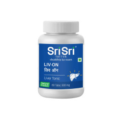 Liv-On Sri Sri (500 mg) - Leistungsstarkes ayurvedisches  Lebertrankurmittel