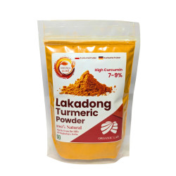 Lakadong Kurkuma w Proszku | Wysoka Zawartość Kurkuminy | Dziko Rosnąca | 50g, 100g, 200g