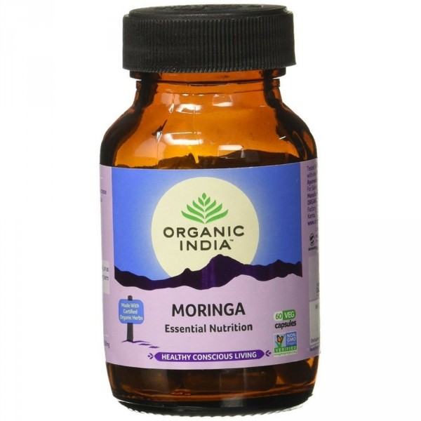 MORINGA ORGANIC INDIA 60 MORINGA ORGANIC INDIA 60