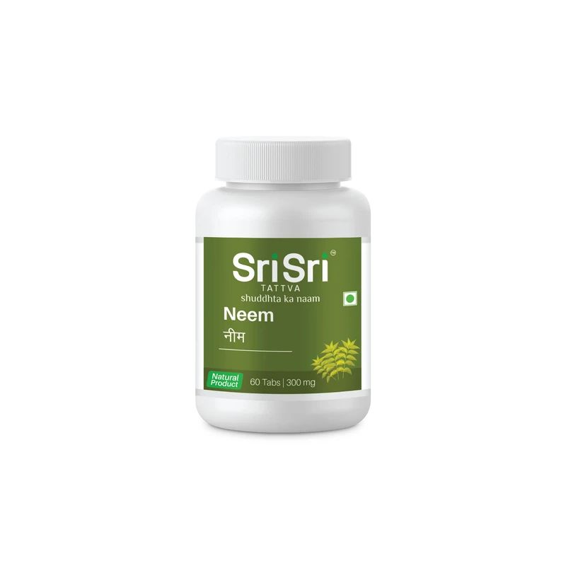 Neem (300 mg.) Sri Sri Tattva  - Wspiera zdrowia skóry