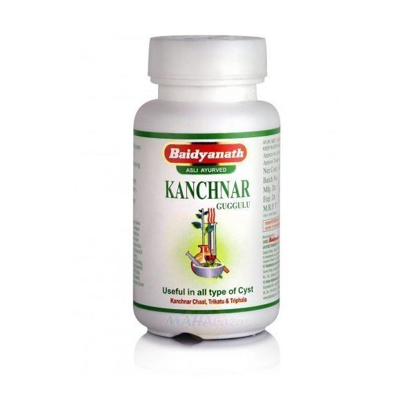 Baidyanath Kanchnar Guggulu - stärkt das Immunsystem, hilft der Schilddrüse, Zysten