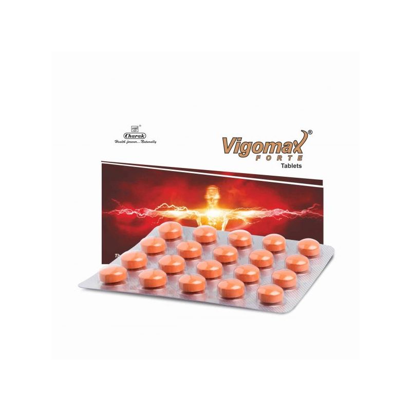 Vigomax Forte Charak - Supports the cure of erectile disfunction, impotency & PIED (Porn Induced Erectile Dysfunction)