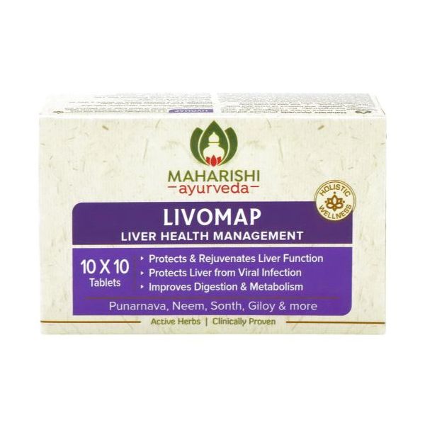 Livomap Maharishi Ayurveda - Wirksame Lösung bei allen Leberproblemen, Fettleber usw.