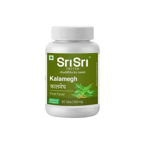 Kalamegh (500 mg.) Sri Sri - Ayurvedische Unterstützung bei viralen Infektionen, viralen Fieber