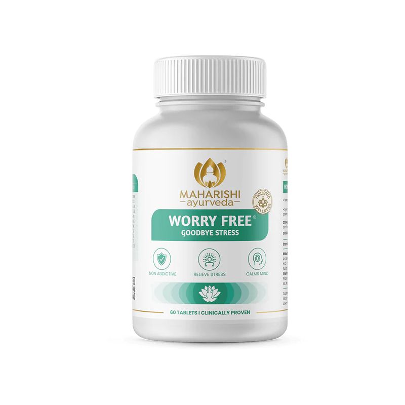Worry Free Maharishi Ayurveda - Relieves everyday stress and anxiety