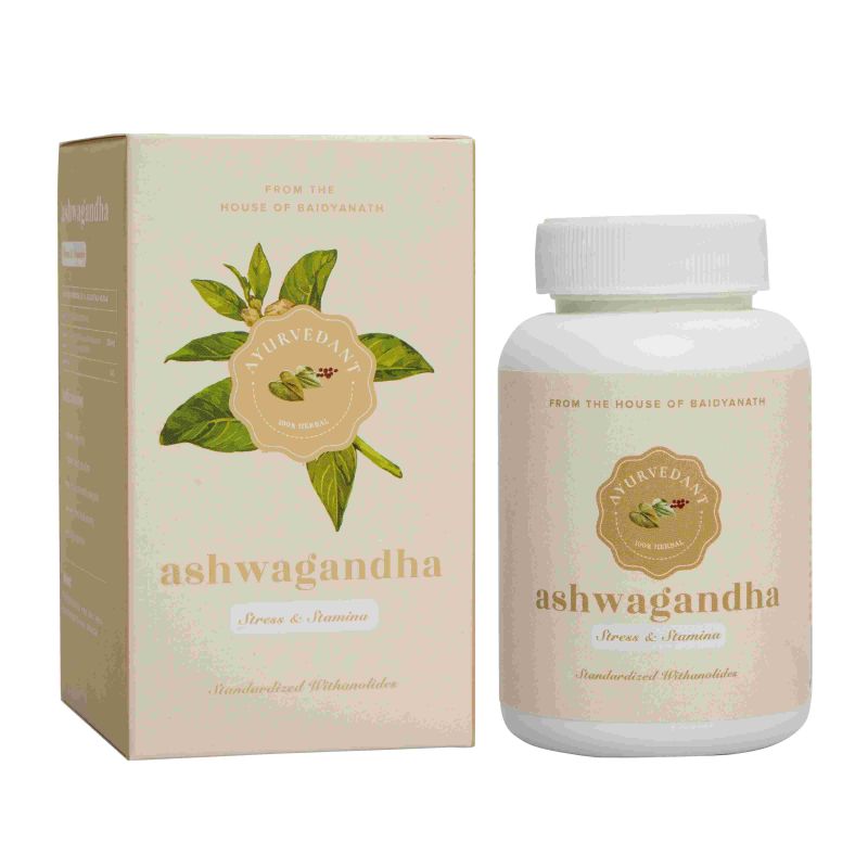 Ashwagandha Ayurvedant Baidyanath | NeuroProtective, Supports Nervous system