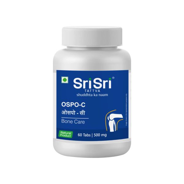 OSPO-C (500 mg.) Sri Sri Tattva | Hilft, die Knochen zu stärken, erhält den Kalziumspiegel, beugt Osteoporose vor