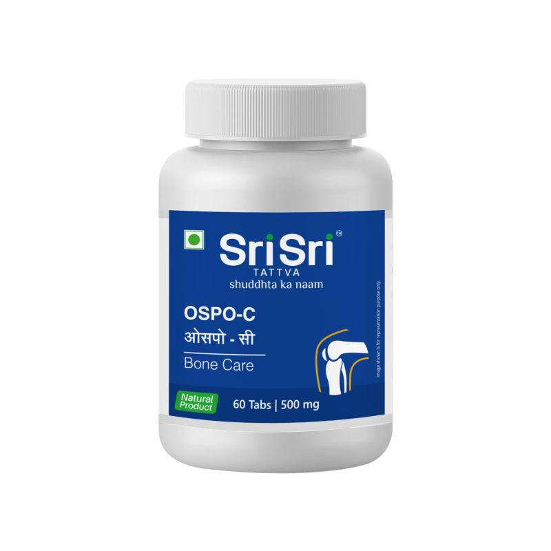 OSPO-C (500 mg.) Sri Sri Tattva | Hilft, die Knochen zu stärken, erhält den Kalziumspiegel, beugt Osteoporose vor