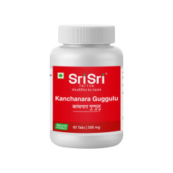 Kanchnara Guggulu (500 mg.) von Sri Sri Tattva - hilft bei Schilddrüsenproblemen und mehr