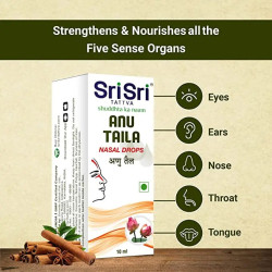 Anu Tail Sri Sri Ayurveda - Ayurvedic Nasal Oil for Nasya